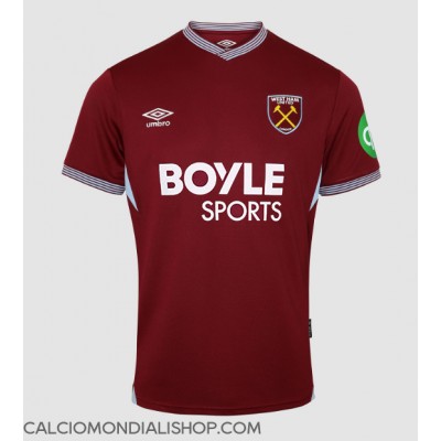 Maglie da calcio West Ham United James Ward-Prowse #8 Prima Maglia 2025-26 Manica Corta Maglie da calcio West Ham United James Ward-Prowse #8 Prima Maglia 2025-26 Manica Corta